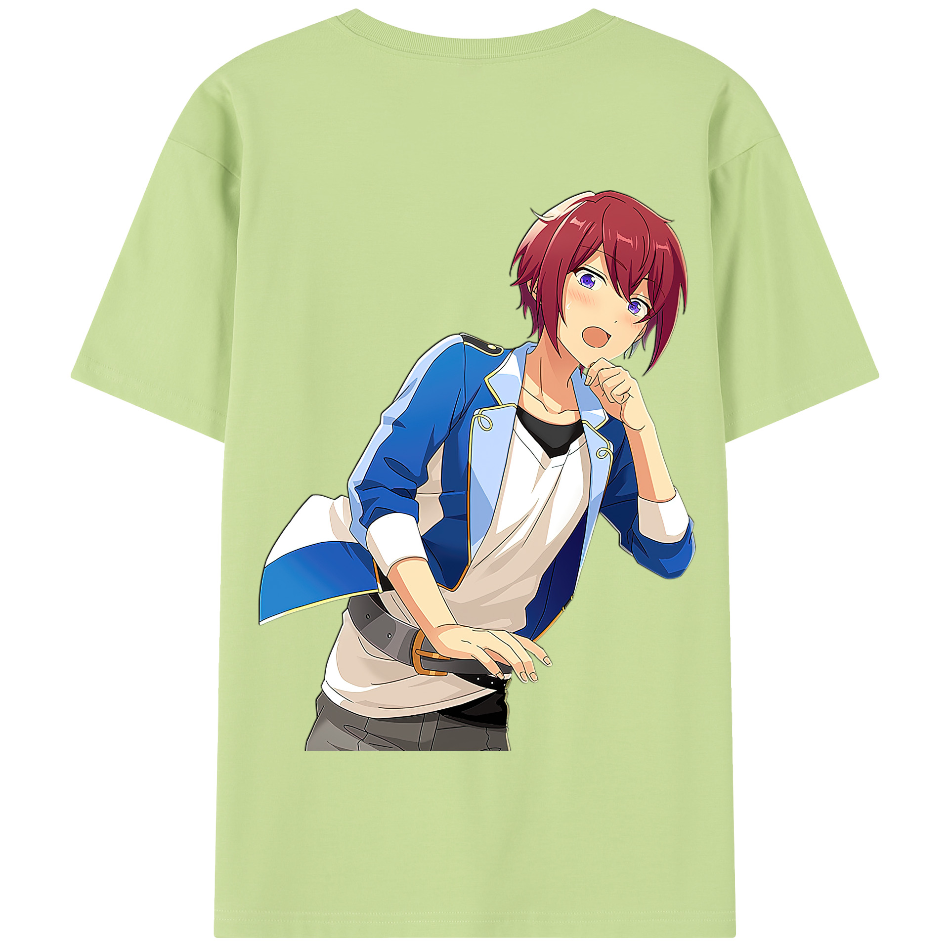 （画像用） あんさんぶるスターズ! Ensemble Stars 綿100％半袖Tシャツ（背面プリント）